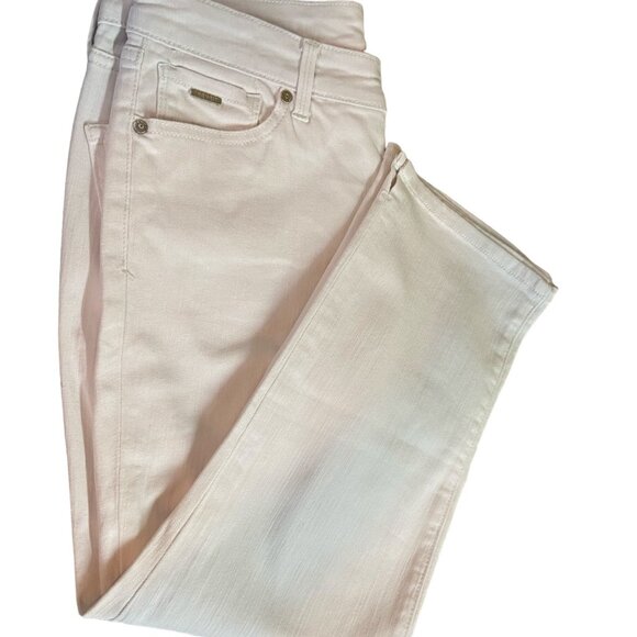 Nine West Womens Capri Jeans White Size 6  Slim Fit Minimalist Classicore - Picture 1 of 10